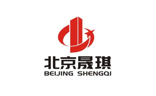 红色建筑元素的北京品牌logo设计