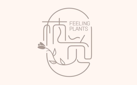 简约植物主题logo设计