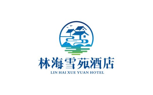 林海雪苑酒店logo设计