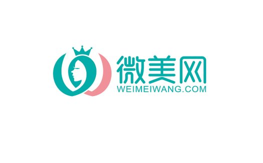 微美美网logo设计:清新时尚的美容与健康品牌标识