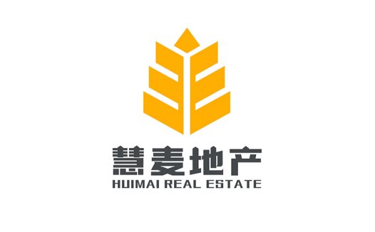 慧麦麦地产logo设计:现代与稳重的完美结合