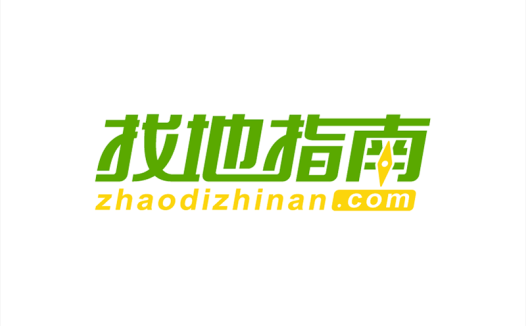 绿色活力与现代感的logo设计:找地地指南