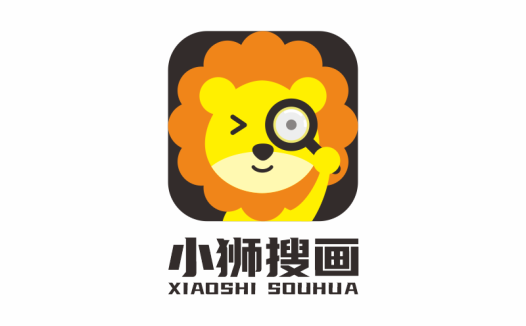 小狮狮搜搜画:创意十足的logo设计