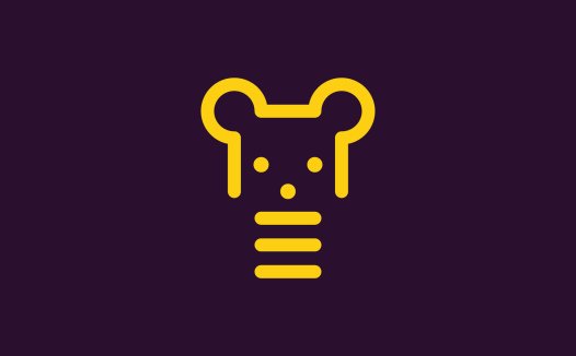 简约动物头像logo设计
