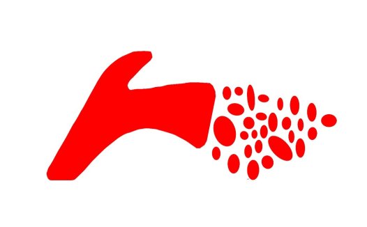 红色抽象艺术风格logo设计