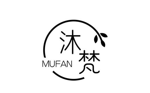 简约现代风格的MUFANAN品牌logo设计