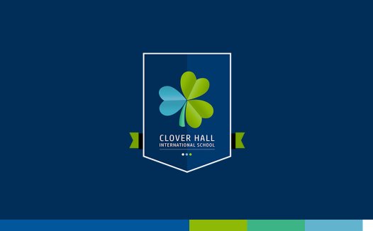 四叶草主题国际学校logo设计