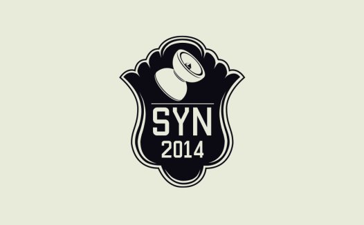 SYN 2014 logo设计:复古徽章风格