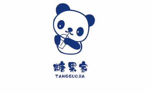 熊猫吃糖logo设计