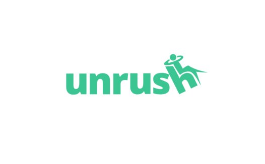简洁动感的Unrush Logo设计