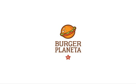 汉堡星球logo设计