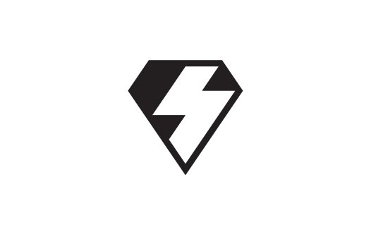 闪电钻石logo设计