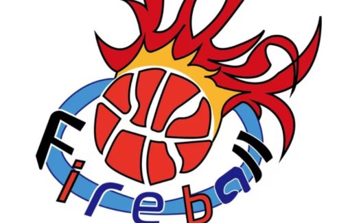 篮球运动火球logo设计
