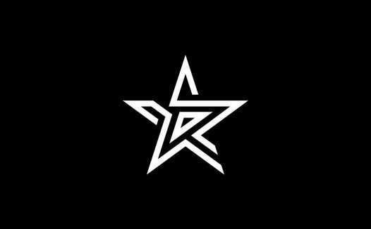 极简线条星形logo设计