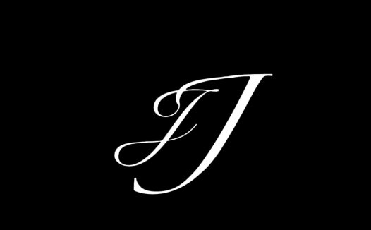 优雅大写字母J标志设计