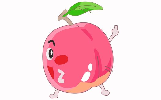 可爱卡通水果logo设计