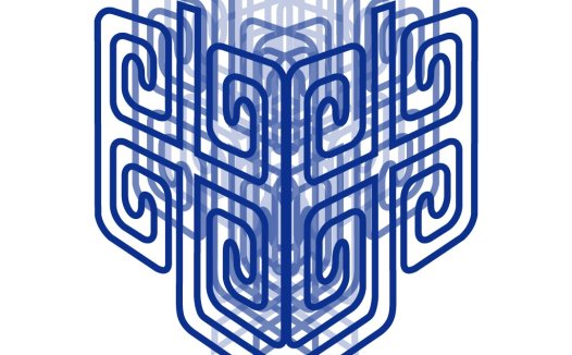 几何线条艺术logo设计