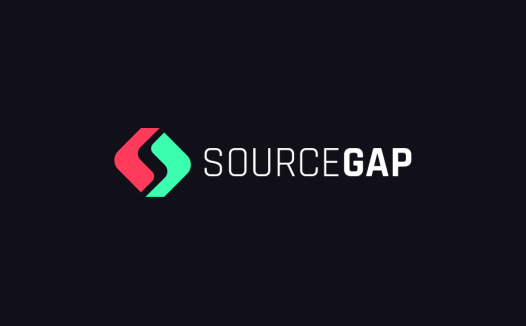 简洁现代的SourceGap Logo设计