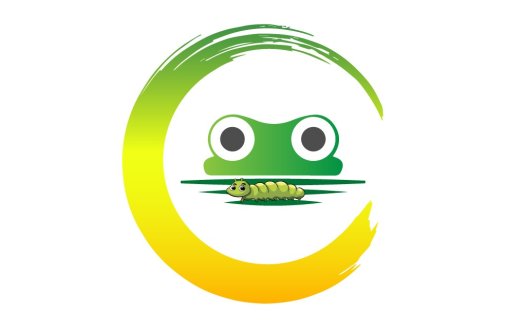 创意绿色小虫logo设计