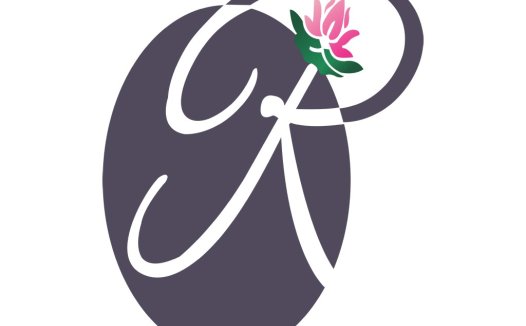 优雅花卉字母G Logo设计