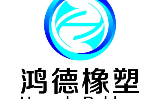 蓝色渐变圆环logo设计