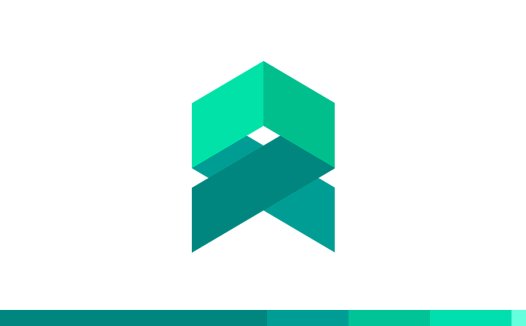 简约几何图形logo设计