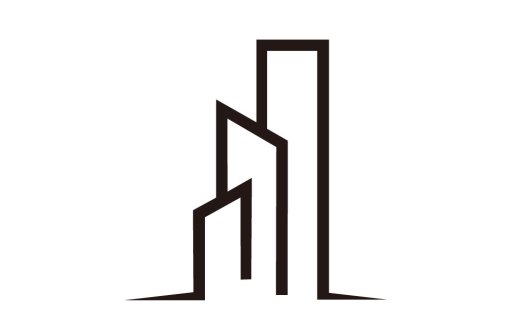 简约建筑轮廓logo设计