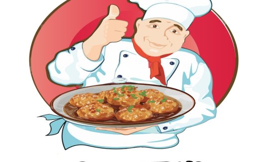 厨师展示美食logo设计