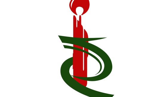 红色蜡烛logo设计