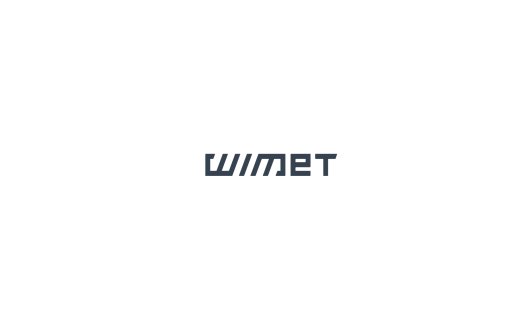 WIMET logo设计:简洁现代企业标识