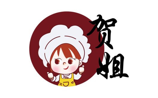 可爱卡通女孩logo设计