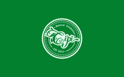 自然化妆品logo设计