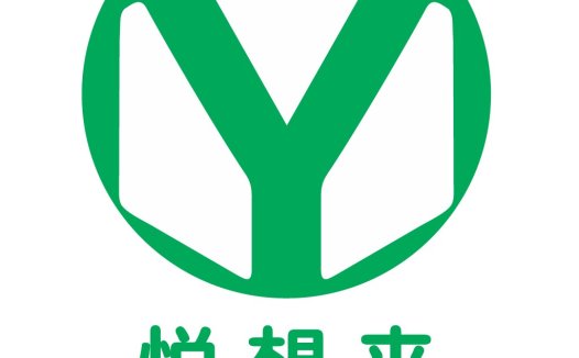 绿色简约Y形logo设计