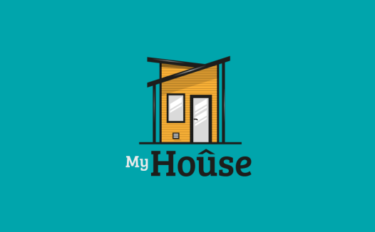 My House Logo设计:简约现代房屋标志