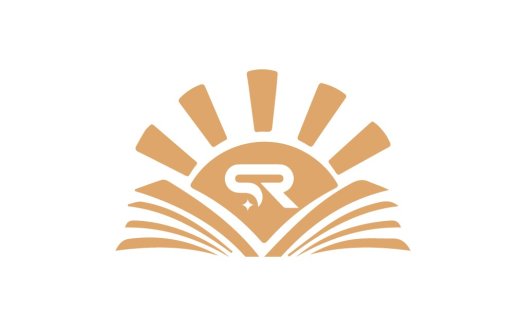 书本与太阳logo设计
