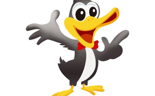 卡通企鹅logo设计