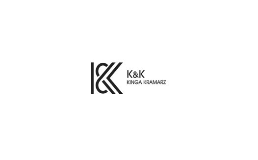 简约现代K&K标志设计