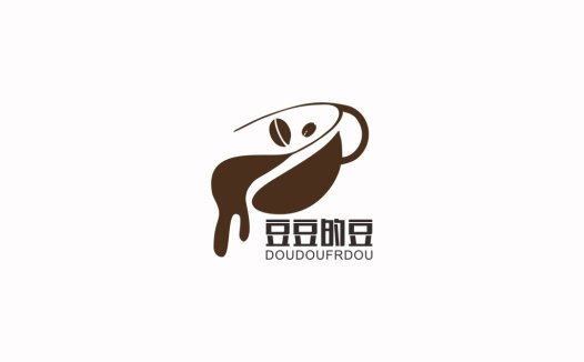 豆豆咖啡豆logo设计