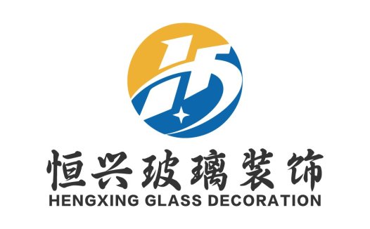 现代简约风格玻璃装饰公司logo设计