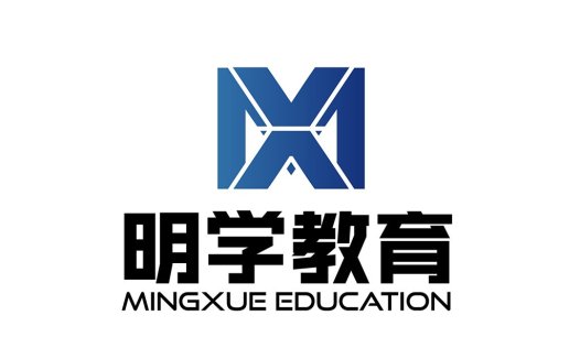 教育品牌logo设计:明学教育