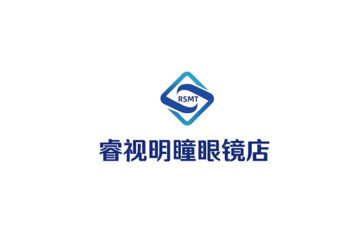 睿视明瞳眼镜店logo设计