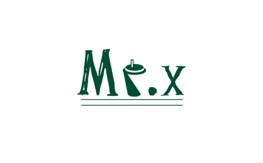 简约现代风格的MX logo设计
