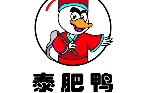 卡通鸭子logo设计:泰肥鸭