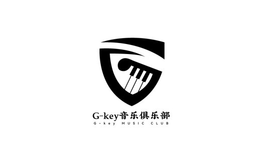 简约音乐俱乐部logo设计