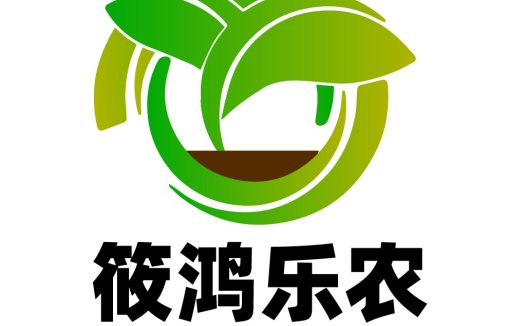 绿色植物logo设计,环保农业品牌标识