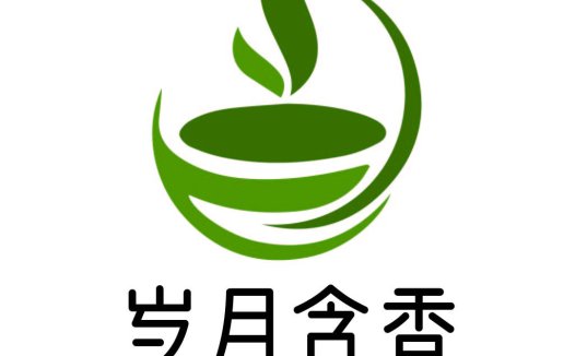 绿色茶杯logo设计