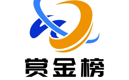 蓝色和橙色心形logo设计