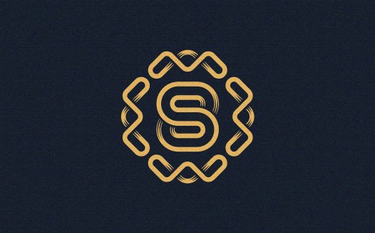 齿轮元素的现代简约logo设计