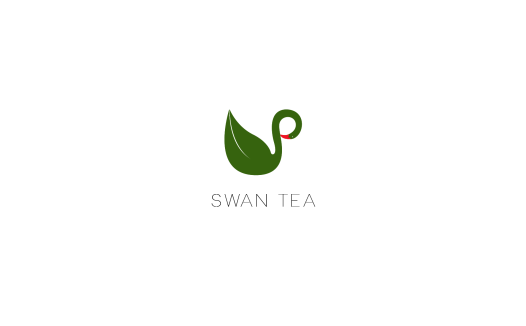 天鹅茶叶logo设计