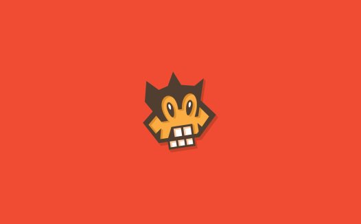 卡通狼头logo设计
